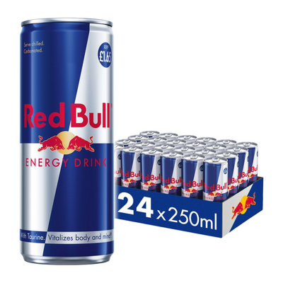Red Bull £1.65 PM 24×250ml