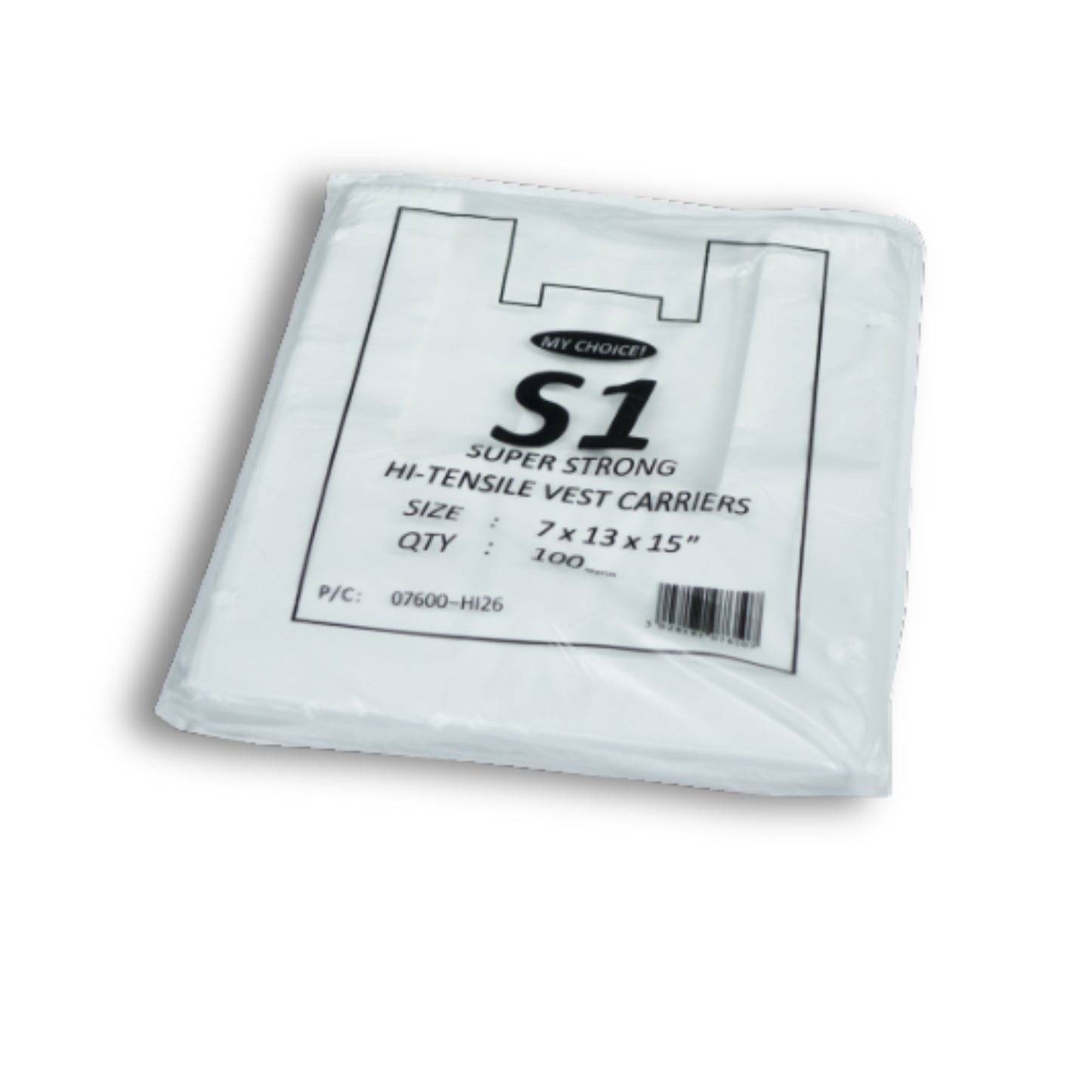 S1 Carrier White Bags 100s