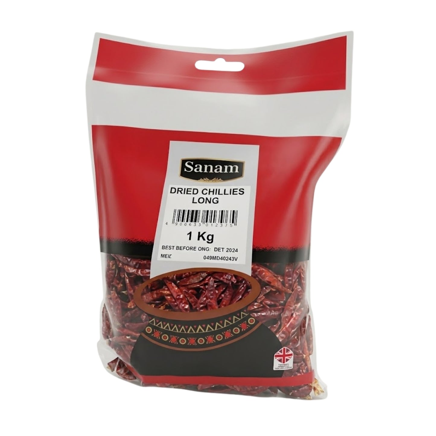 Sanam Dried Long Chillies 1kg