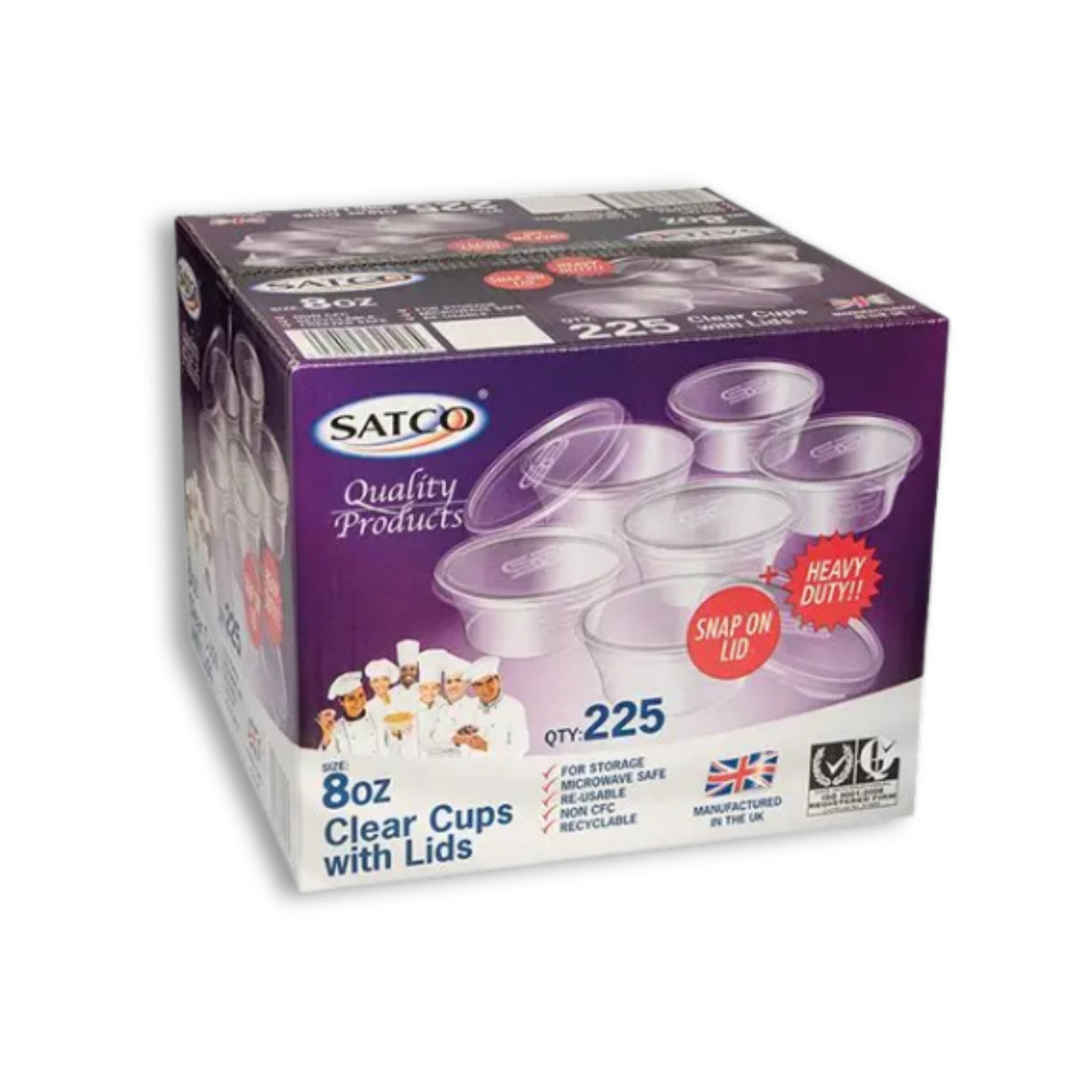 Satco 8oz Containers