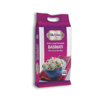 Shama Extra Long Basmati Rice 20kg