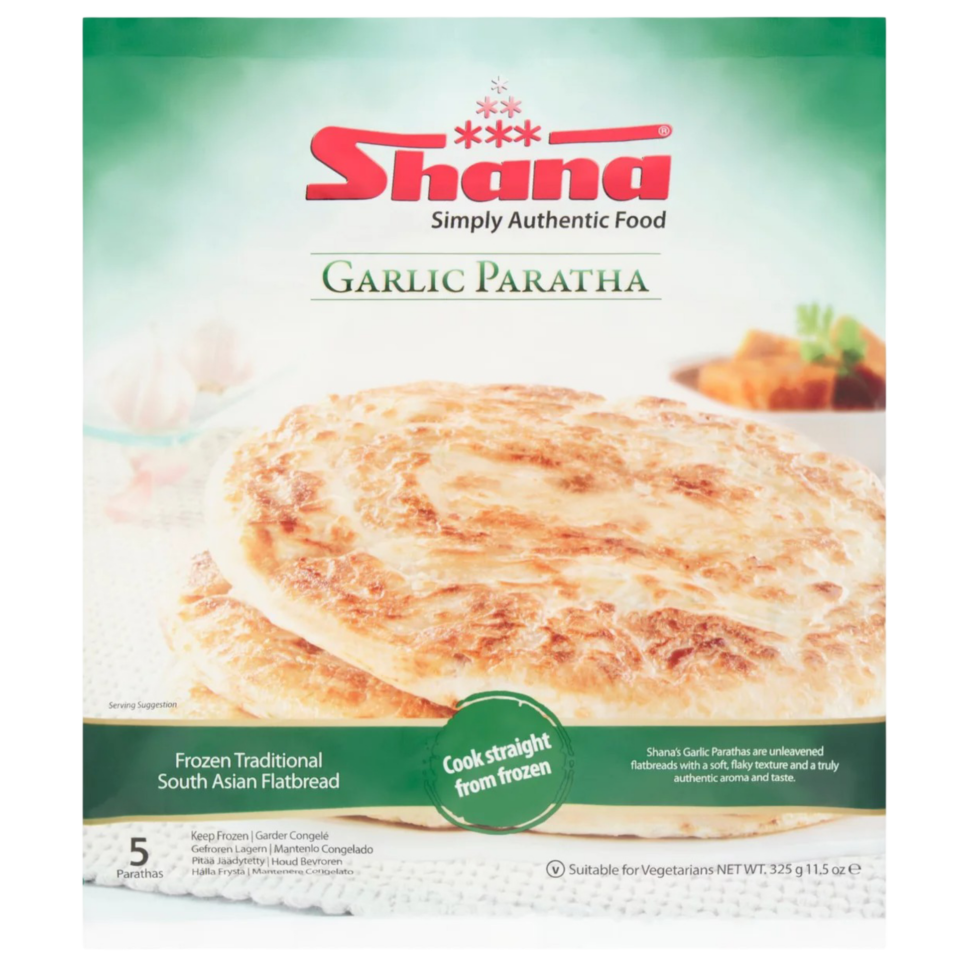 Shana Garlic Paratha 325g