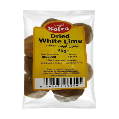 Sofra Dried White Limes 50g