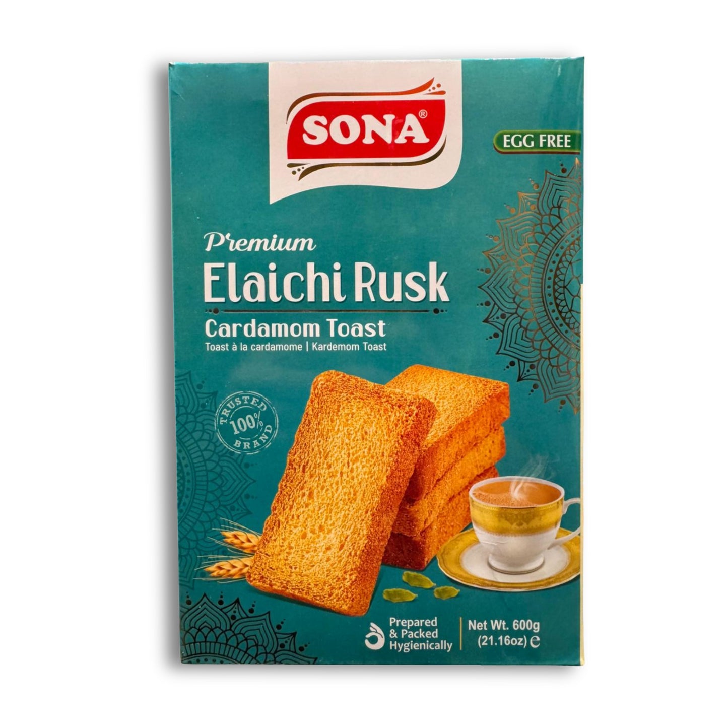 Sona Elaichi Rusk Egg Free 600g