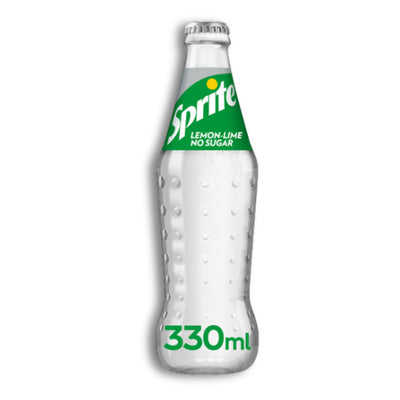 Sprite Sugar Free Glass Bottle 24×330ml