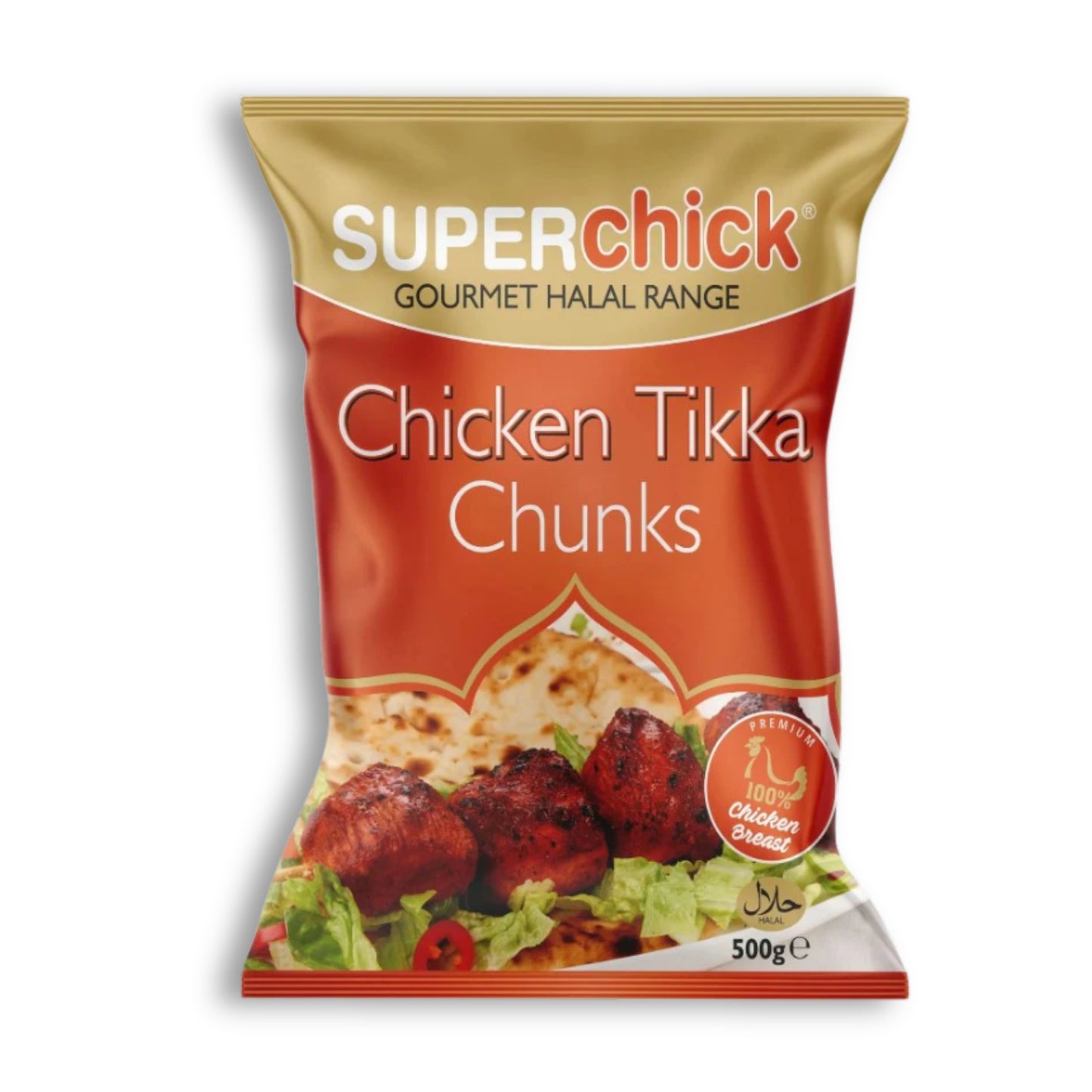 Superchick Chicken Breast Tikka Chunks 500g