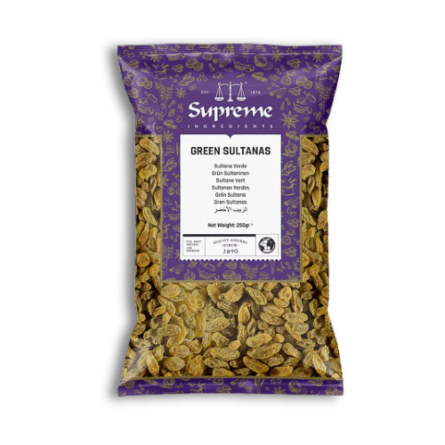 Supreme Green Sultanas 250g