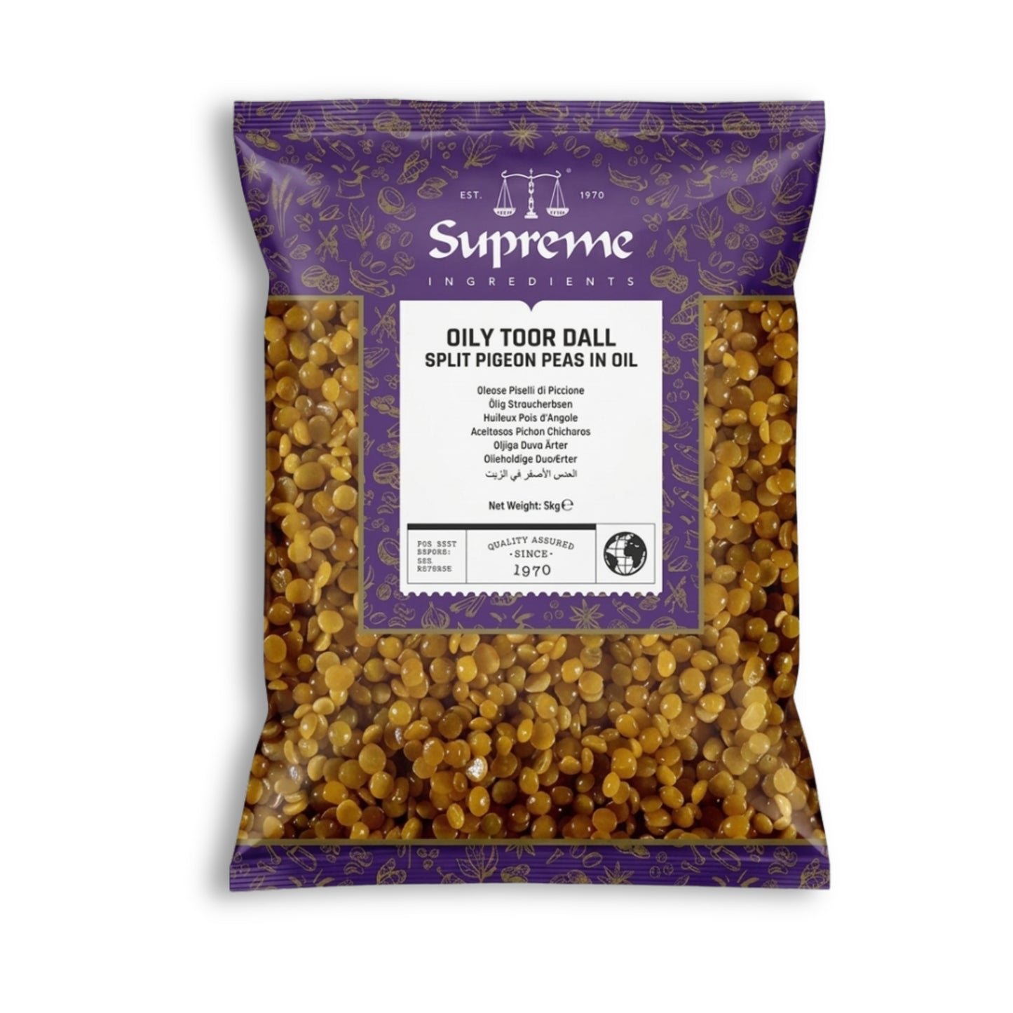 Supreme Malawi Oily Toor Dall 2kg