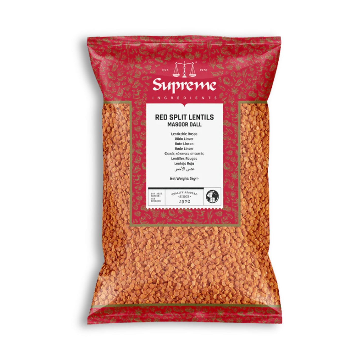 Supreme Red Lentils 2Kg
