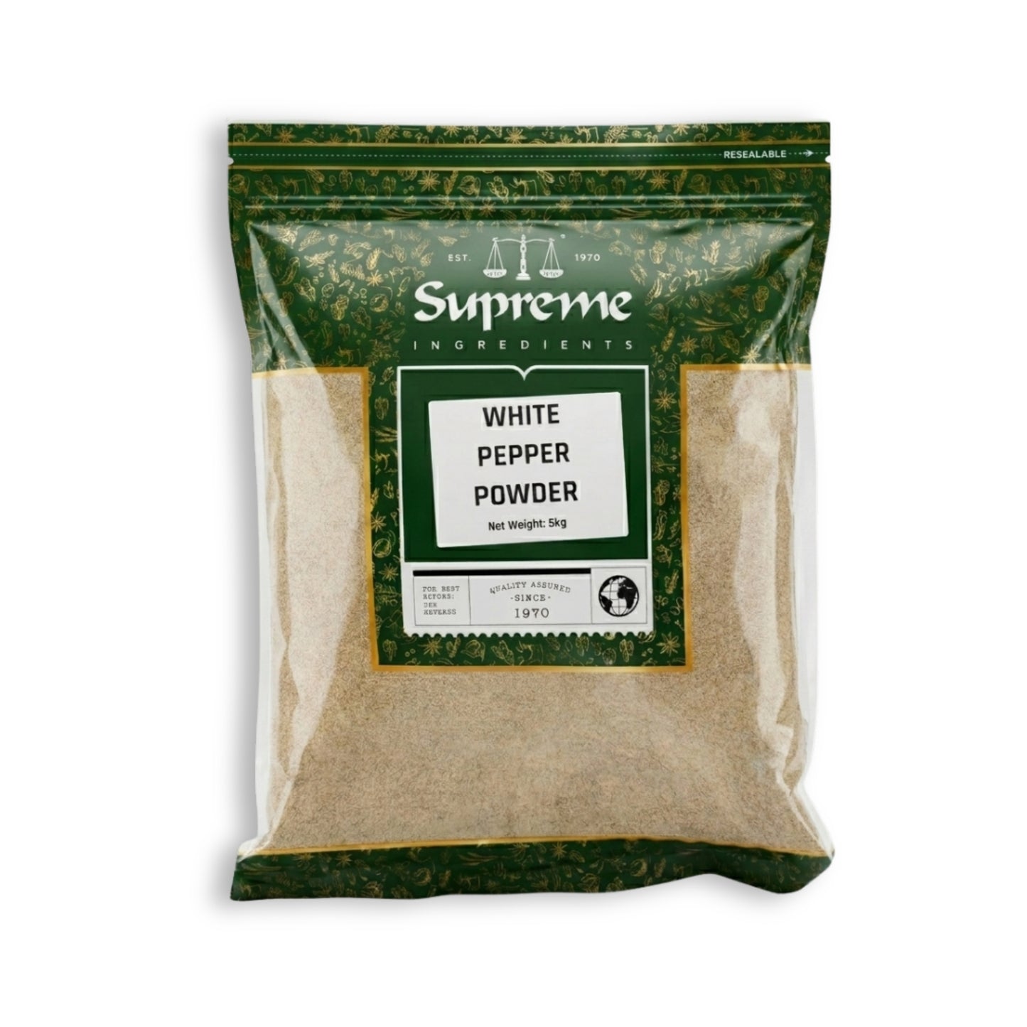 Supreme White Pepper Powder 5kg
