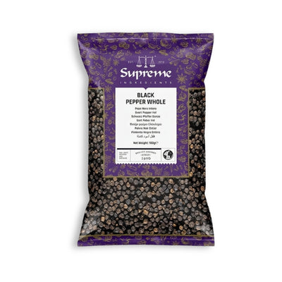 Supreme Whole Black Pepper 18×100g