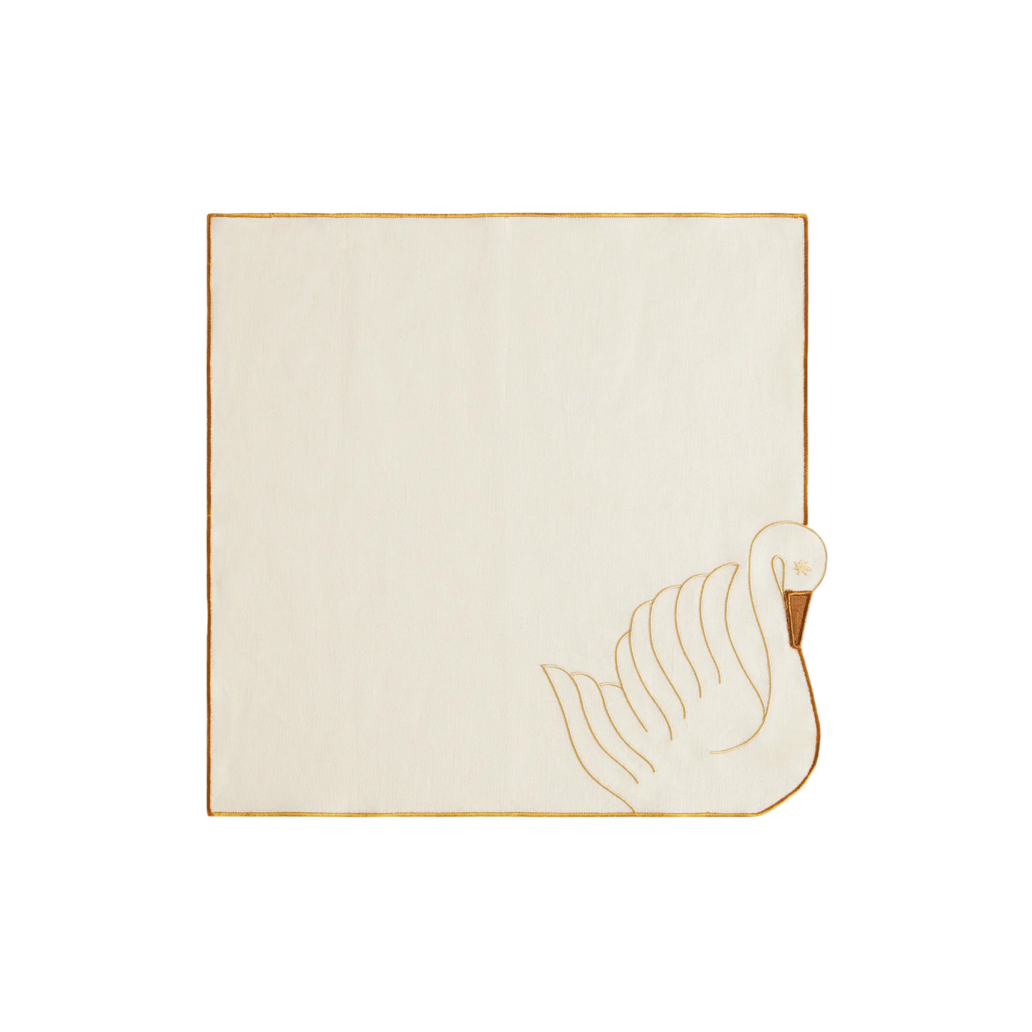 Swan Napkins Wt 2p 33cm Recycled 1x100s