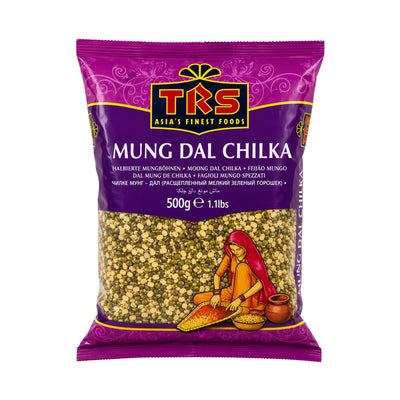 TRS Mung Dal Chilka (Split Green Peas) 20x500g