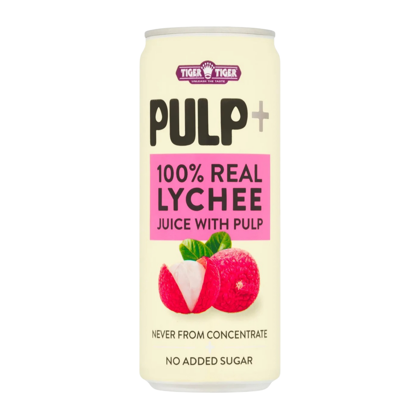 Tiger Tiger Lychee Juice with Pulp (Can) 12×320ml