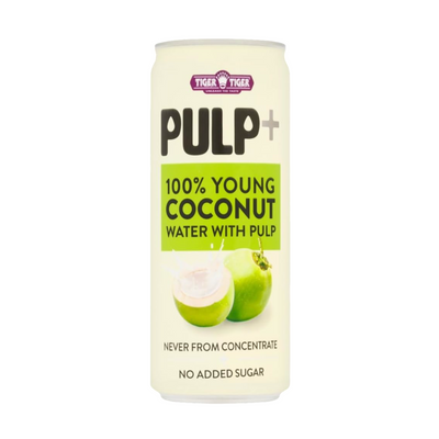 Tiger Tiger Young Coconut Water with Pulp (Can) 12×320ml
