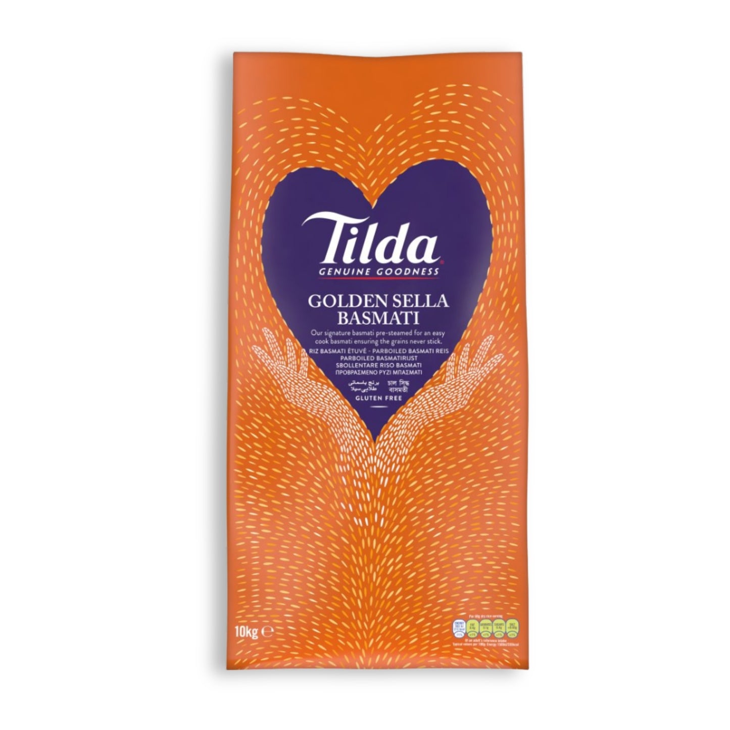 Tilda Golden Sella Basmati Rice 10kg Orange Bag