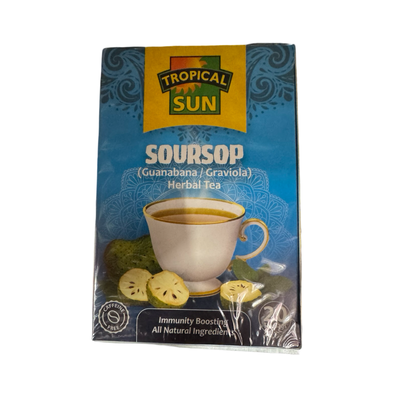 Tropical Sun Soursop Tea  Moringa Teabags 30g