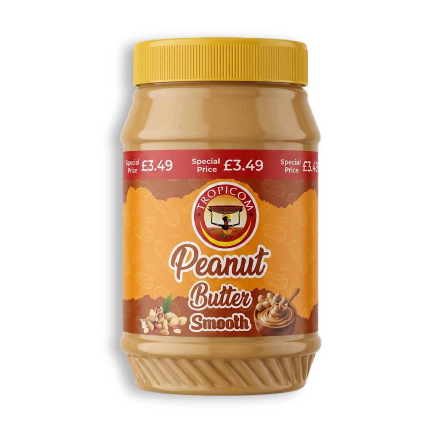 Tropicom Peanut Butter Smooth 1KG
