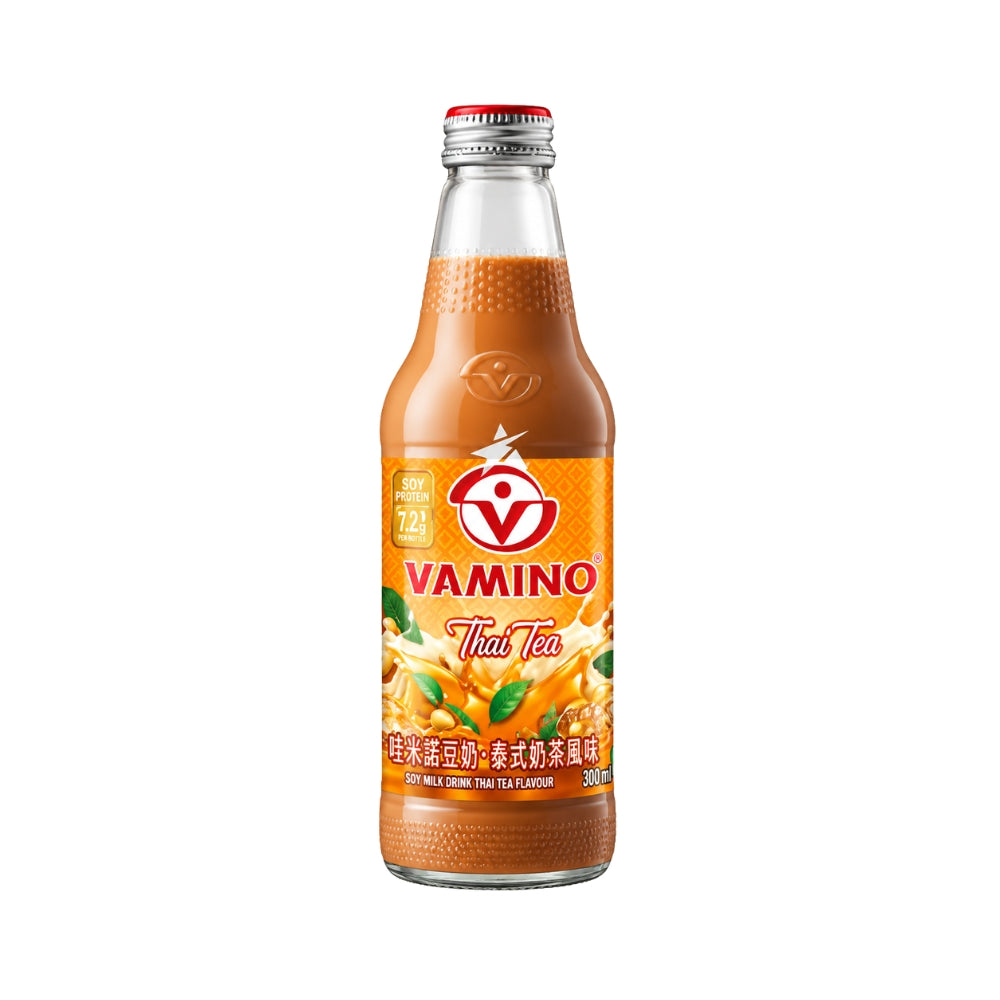 Vamino Soymilk Thai Tea Bottle 6’s 24X300ML