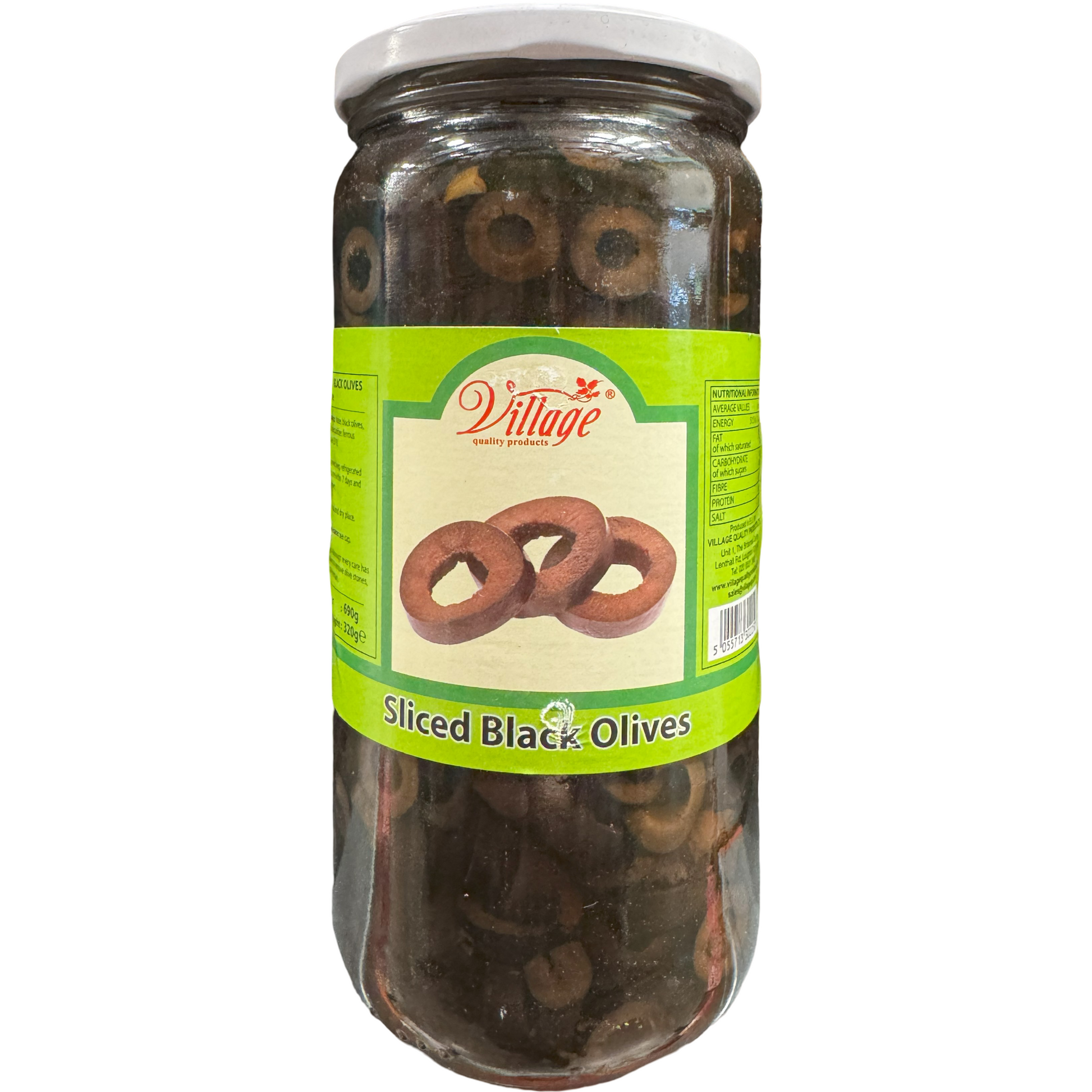 Village Sliced Black Olives 720g