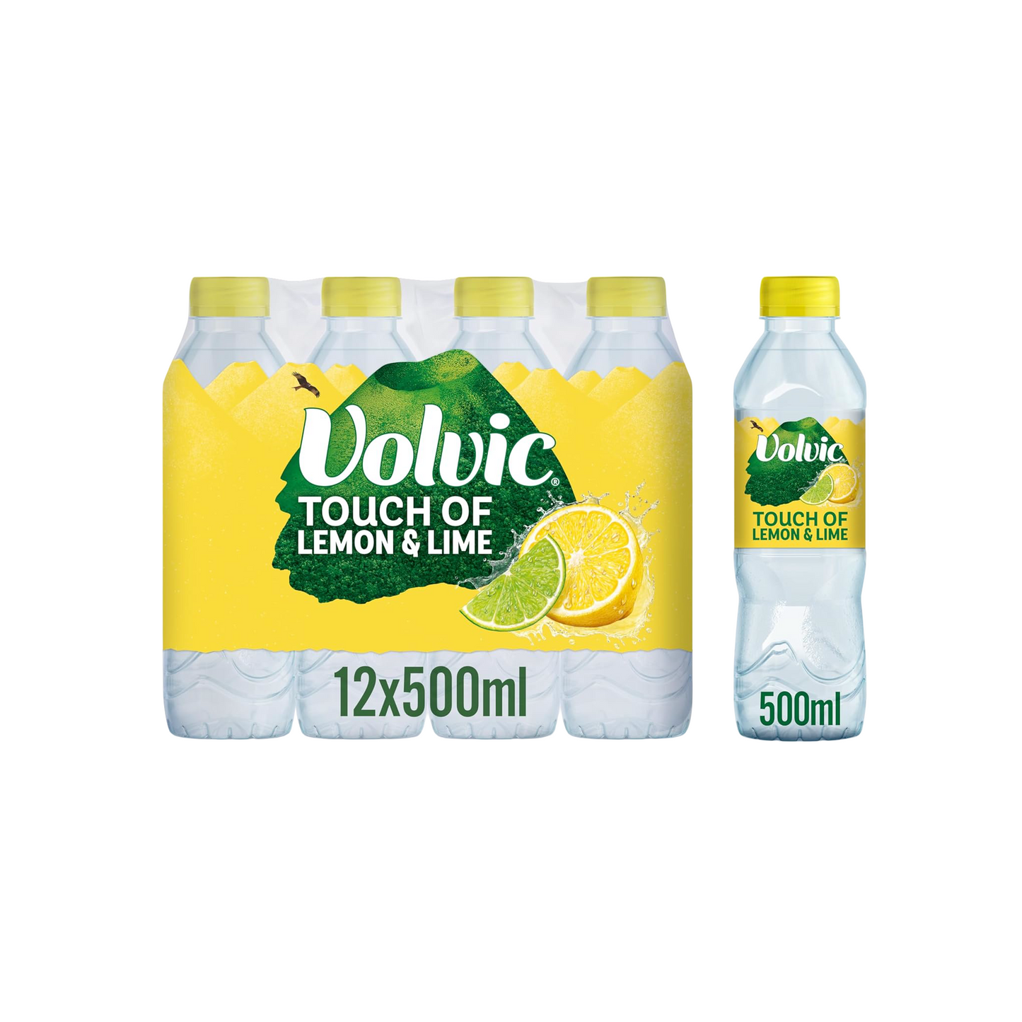 Volvic Touch of Fruit Lemon Bottle 12×500ml