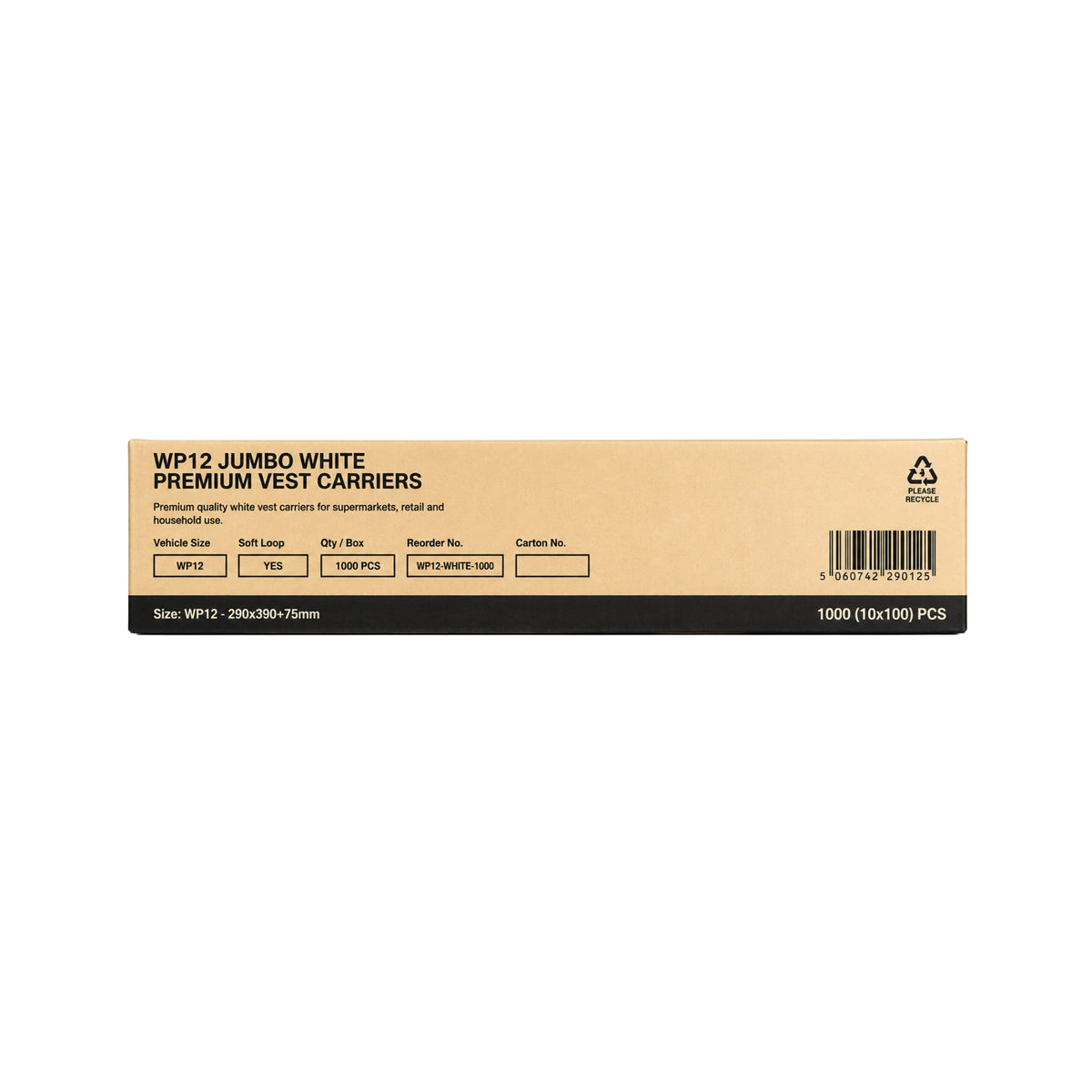 WP12 Jumbo Premium Bags 100s