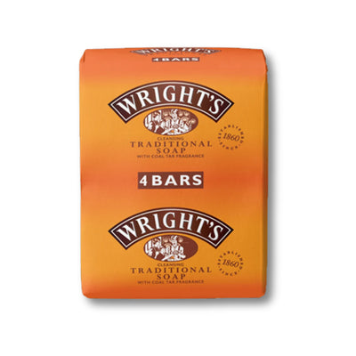 Wrights Traditional Hand Soap 4x100g