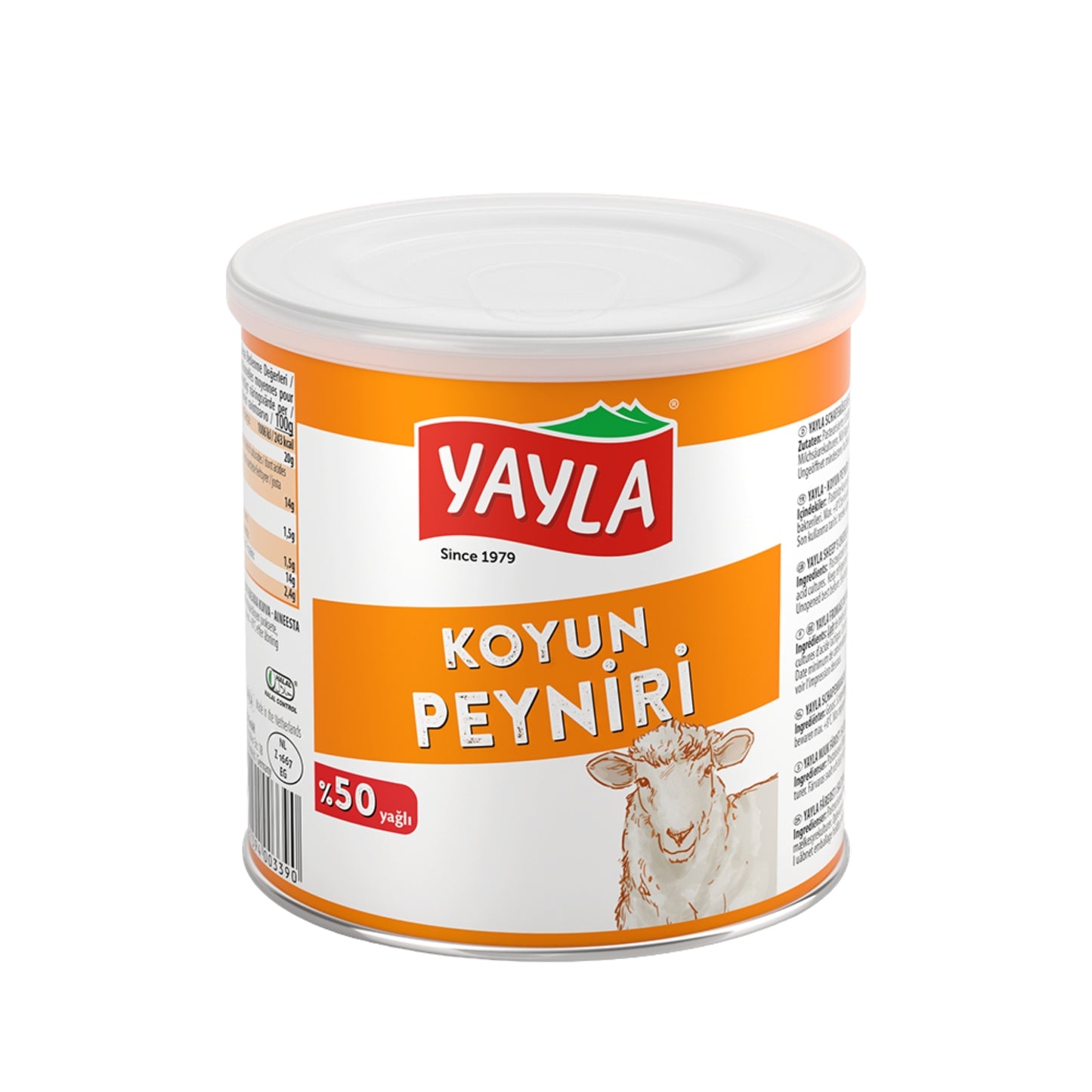 Yayla Sheep Cheese 50%  Fat / Koyun Peynir 400g