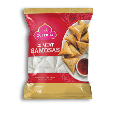 Zulekha 20 Meat Samosa 650g