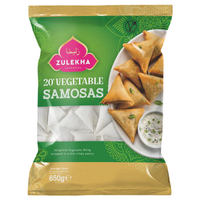 Zulekha 20 Vegetable Samosa 650g
