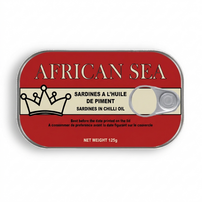 African Sea Sardines In Chilli Oil 125G