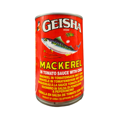 Geisha Mackerel In Tomato Sauce Chilli 425g