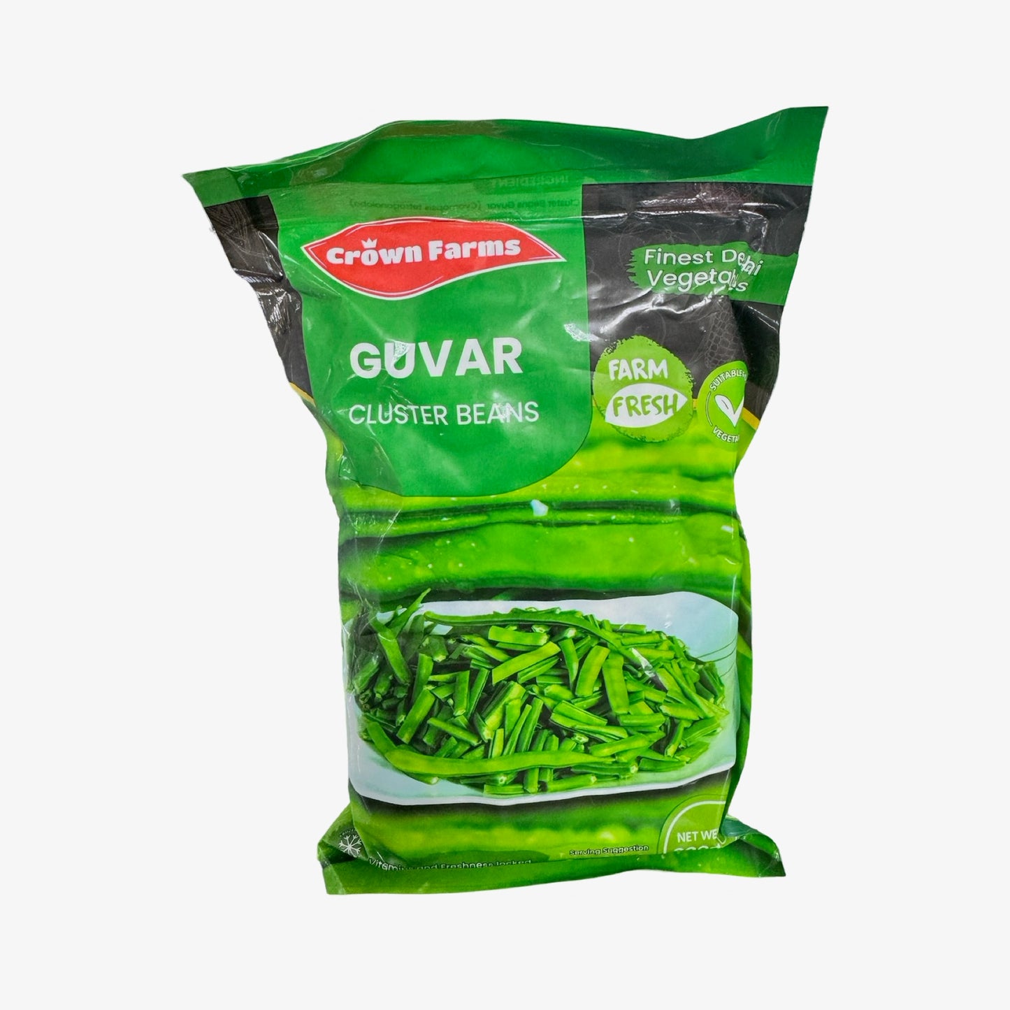 Crown Farm Cluster Beans (Guvar) 300g