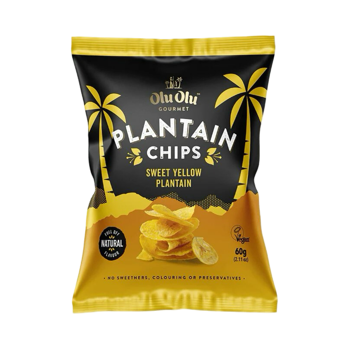 Olu Olu Sweet Yellow Plantain Chips 60g