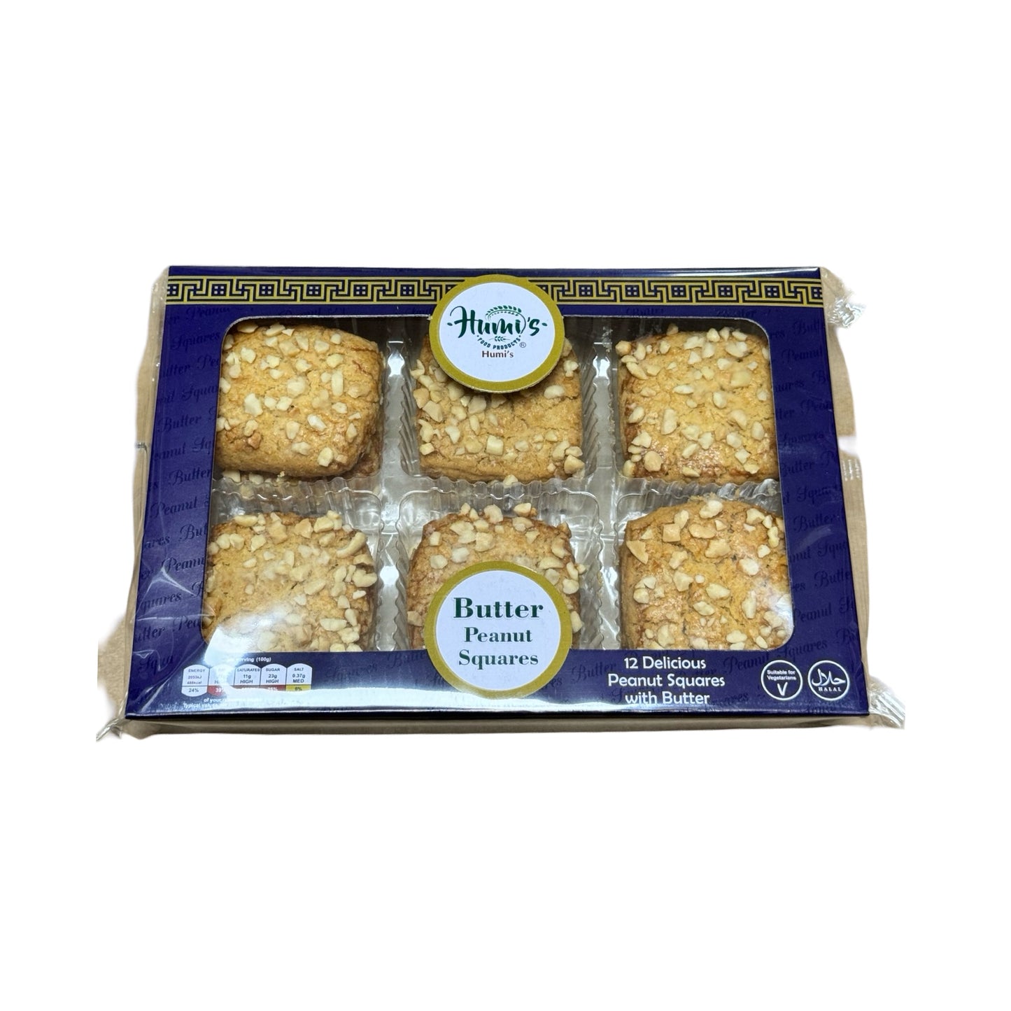 Humi Butter Peanut Squares 12s