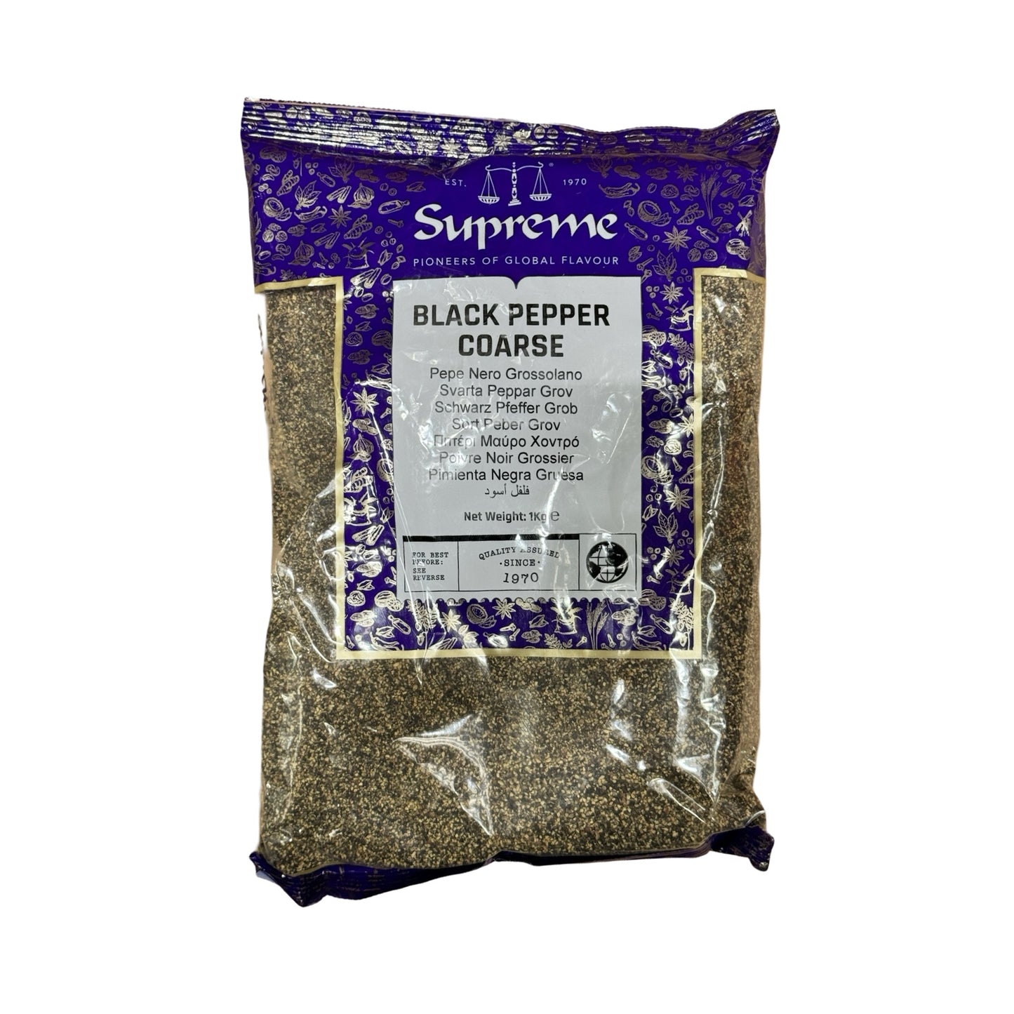 Supreme Black Pepper Coarse 1Kg