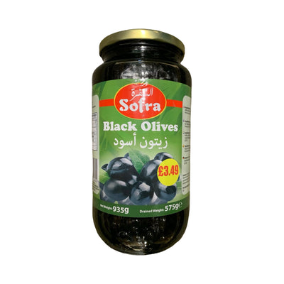 Sofra Black Olives 935g