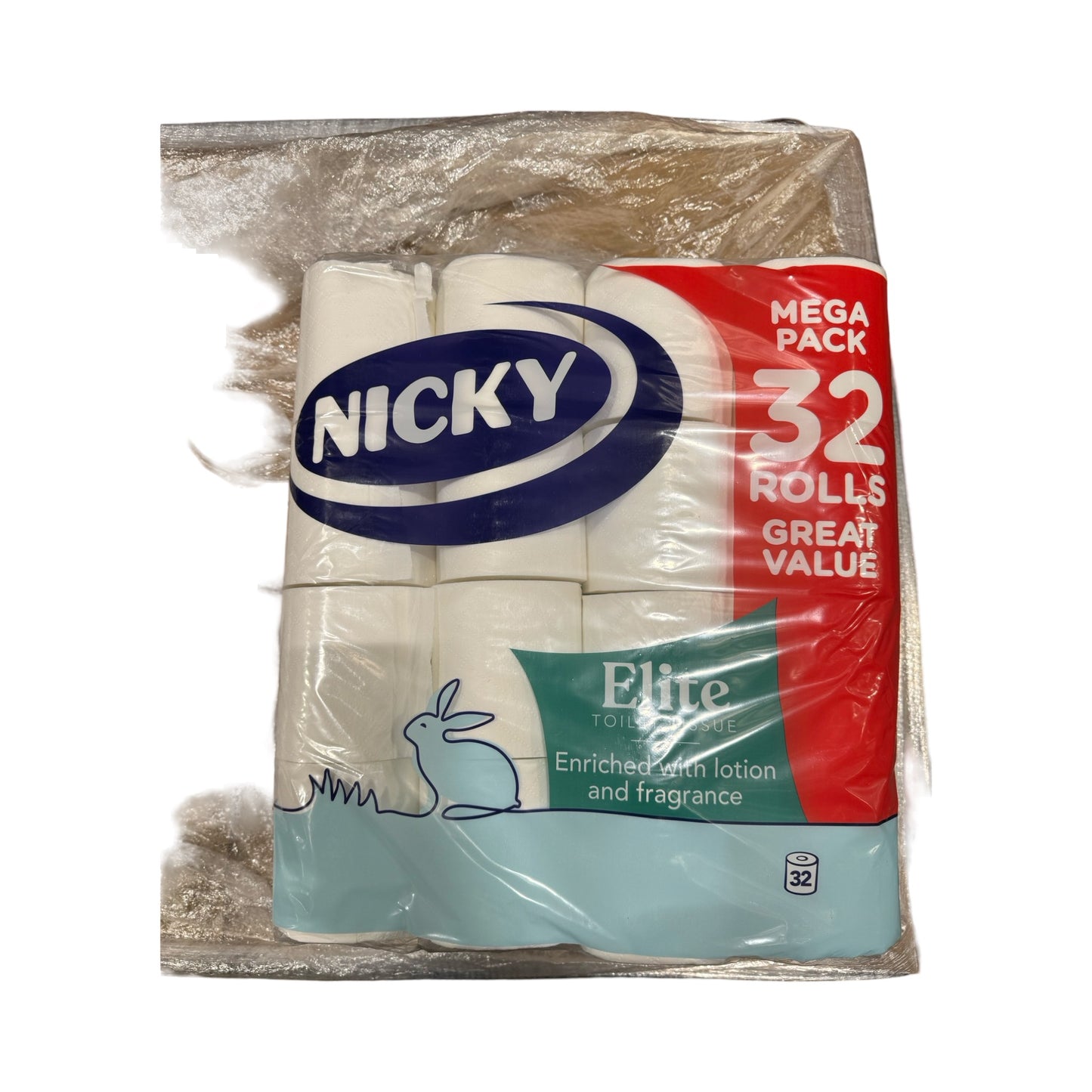 Nicky Elite White Toilet Roll 1x32roll
