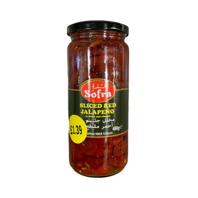 Sofra Sliced Red Jalapeno 480g