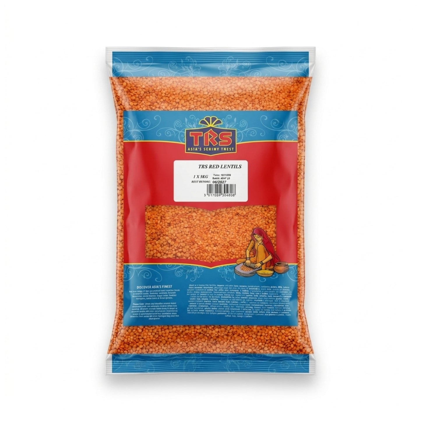TRS Red Split Lentils 5KG